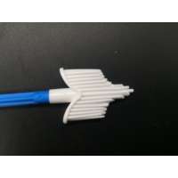 Blue Cervical Sampling Broom Brush Spatula for Pap Smear ISO Ce